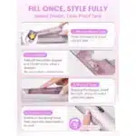 برس صاف‌ کننده مو با فناوری بخار شیگلم Sheglam مدل Hydra Shot Steam Straightening Brush Pro - Image 8