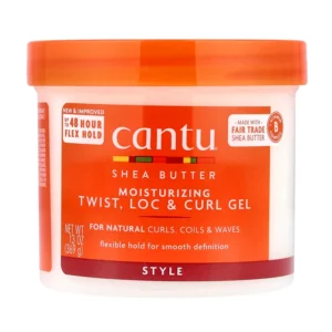 ژل حالت‌ دهنده و مرطوب‌ کننده مو کنتو Cantu مدل Shea Butter Moisturizing Twist , Lock & Curl Gel (369 گرم)