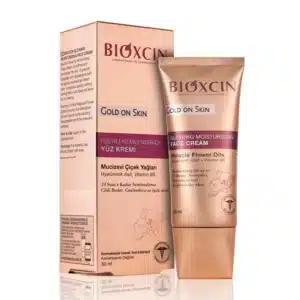 کرم مرطوب‌ کننده و درخشان‌ کننده پوست بیوکسین Bioxcin Gold On Skin Glowing Moisturizing Face Cream (50 میل)