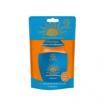ضدآفتاب مرطوب کننده SPF60 استلین Estelin مدل Ultra Light & Moisturizing Sunscreen(75 گرم)