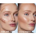 هایلایتر مایع سراسفنجی الف elf مدل Halo Glow Highlight Beauty Wand رنگ Liquid Gold - Image 5
