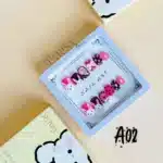 پک 12 عددی ناخن مصنوعی مربعی مدل Nail Art - Image 3