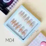 پک 12 عددی ناخن مصنوعی گلدانی مدل Romantic Matte - Image 5