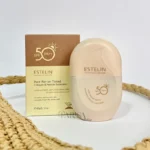 ضدآفتاب رنگی SPF50 استلین Estelin مدل Pore Barrier Tinted Collagen & Peptide Sunscreen(60 گرم)