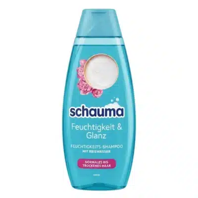 شامپو آبرسان حاوی عصاره آب برنج شوما Schauma مدل Feuchtigkeit & Glanz(400 میل)