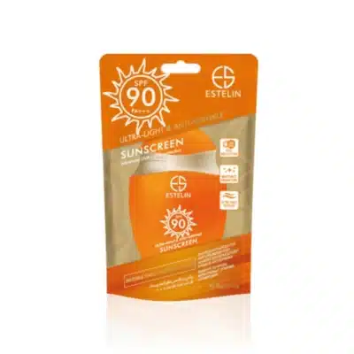 ضدآفتاب ضدچروک SPF90 استلین Estelin مدل Ultra Light & Anti Wrinkle Sunscreen(75 گرم)