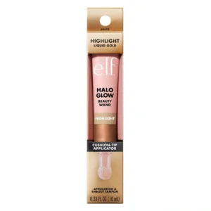 هایلایتر مایع سراسفنجی الف elf مدل Halo Glow Highlight Beauty Wand رنگ Liquid Gold