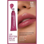 بالم لب کره ای گلدن رز Golden Rose مدل Lip Butter Balm کد 05 رنگ Wild Berry - Image 2