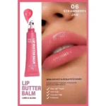 بالم لب کره ای گلدن رز Golden Rose مدل Lip Butter Balm کد 06 رنگ Strawberry Jam - Image 2