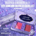 پالت رژگونه دو رنگ نیکس NYX کالکشن Bridgerton رنگ Lady In Silver - Image 7