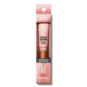 رژگونه مایع شاین سراسفنجی الف elf مدل Halo Glow Blush Beauty Wand رنگ Magic Hour