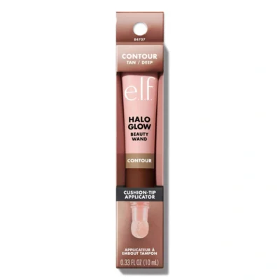 کانتور مایع سراسفنجی الف elf مدل Halo Glow Contour Beauty Wand رنگ Tan Deep