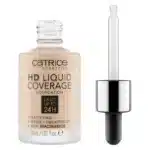 کرم پودر مات کاتریس Catrice مدل HD Liquid Coverage Foundation کد 010 رنگ Light Beige
