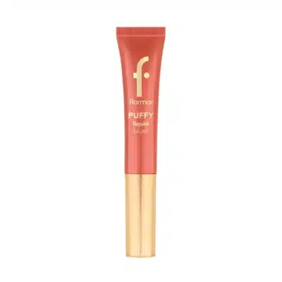 رژگونه مایع سر اسفنجی فلورمار Flormar مدل Puffy Liquid Blush کد 002 رنگ Peachy Glow