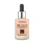 کرم پودر مات کاتریس Catrice مدل HD Liquid Coverage Foundation کد 020 رنگ Rose Beige - Image 2