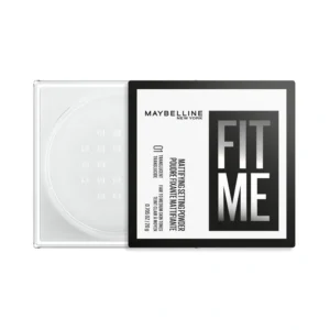 پودر فیکس مات کننده میبلین Maybelline مدل Fit Me 16H Shine Control کد 01 رنگ Translucent