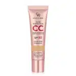 سی سی کرم SPF 50 اصلاح کننده رنگ پوست گلدن رز Golden Rose مدل CC Cream Skin Perfector Light Foundation کد 102 رنگ Neutral