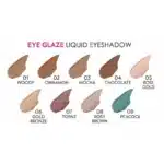 سایه چشم مایع شاین گلدن رز Golden Rose مدل Eye Glaze Liquid Eyeshadow کد 09 رنگ Peacock - Image 5