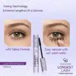 ریمل حجم دهنده و فوق بلند کننده مژه گلدن رز Golden Rose مدل Longest Lash Tubing Mascara - Image 3