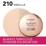 پنکیک SPF20 بورژوآ Bourjois مدل Always Fabulous Powder کد 210 رنگ Vanilla - Image 3