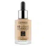 کرم پودر مات کاتریس Catrice مدل HD Liquid Coverage Foundation کد 036 رنگ Hazelnut Beige - Image 2