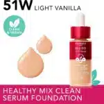 سرم کرم پودر آبرسان بورژوآ Bourjois مدل Healthy Mix Serum Foundation کد 51W رنگ Light Vanilla - تصویر 3