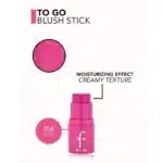 رژگونه کرمی استیکی فلورمار Flormar مدل To Go Stick Blush کد 004 رنگ Pinky Kiss - Image 3