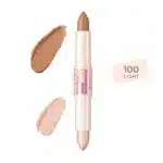 استیک کانتور و هایلایتر دوطرفه ریمل لاندن Rimmel London مدل Insta Duo Contour Stick کد 100 رنگ Light