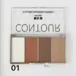 پالت کانتور پودری ۴ رنگ MUD Milano مدل Grooming Powder Contour کد 01 - Image 2