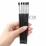 براش آرایش چشم تک مدل سر تخت کد C01