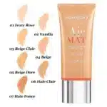 کرم پودر مات بورژوآ Bourjois مدل Air Mat 24H Foundation کد 01 رنگ Rose Ivory - تصویر 3
