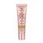 سی سی کرم SPF 50 اصلاح کننده رنگ پوست گلدن رز Golden Rose مدل CC Cream Skin Perfector Light Foundation کد 105 رنگ Caramel
