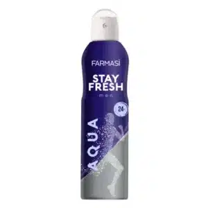 اسپری خوشبو کننده بدن فارماسی Farmasi مدل Stay Fresh 24H رایحه Aqua (150 میل)