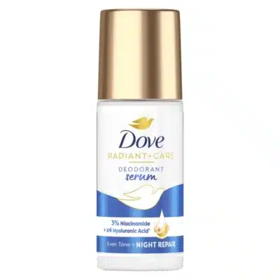 دئودورانت سرم رولی ضدتعریق داو Dove Radiant + Care Deodorant Serum مدل Niacinamide 3% + 4X Hyalaronic Acid