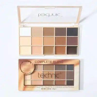پالت سایه پودری و کرمی 15 رنگ تکنیک Technic مدل Complete Blend