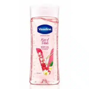روغن بدن ژلی وازلین Vaseline مدل Kiss of Petals Body Oil (200 میل)