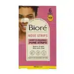 پک 6 عددی پچ ضد جوش سرسیاه بینی بیوره Biore مدل Nose Strips Deep Cleansing Pore Strips