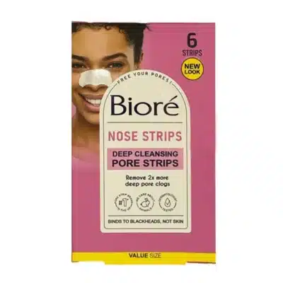 پک 6 عددی پچ ضد جوش سرسیاه بینی بیوره Biore مدل Nose Strips Deep Cleansing Pore Strips
