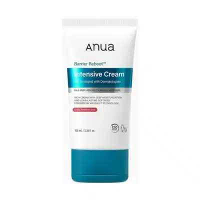 کرم مرطوب‌ کننده و تقویت‌ کننده سد دفاعی پوست خشک و حساس آنوا Anua مدل Barrier Reboot Intensive Cream (100 میل)