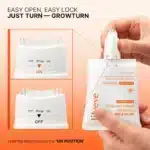 آمپول ضدریزش و تقویت‌ کننده پوست سر لیلیو Lilyeve حاوی اگزوزوم و کافئین مدل Grow Turn Exosome Brush Ampoule (100 میل) - تصویر 4