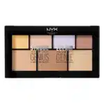 پالت هایلایتر 7 رنگ نیکس NYX مدل Strobe of Genius Highlighter Palette کد 01