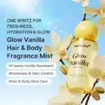 میست خوشبو کننده مو و بدن مدی کیوب Medicube با رایحه وانیل و پسته مدل Glow Vanilla Hair Body Fragrance Mist (250 میل) - تصویر 3