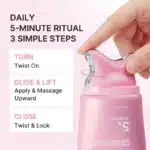 کرم گواشا ضد چروک و لیفت کننده صورت و گردن مدی کیوب Medicube حاوی PDRN و کلاژن مدل PDRN Collagen Gua Sha Neck Wrinkle Cream (90 گرم) - تصویر 4