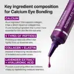 کرم دور چشم سفت‌ کننده و ضدچروک دکتر ملاکسین Dr.Melaxin مدل Calcium Bonding Eye Cream (15 گرم) - تصویر 5