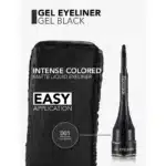 خط چشم ژلی مشکی فلورمار Flormar مدل Gel Eyeliner کد 001 رنگ Gel Black - تصویر 3