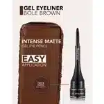خط چشم ژلی قهوه ای فلورمار Flormar مدل Gel Eyeliner کد 003 رنگ Bole Brown - تصویر 3