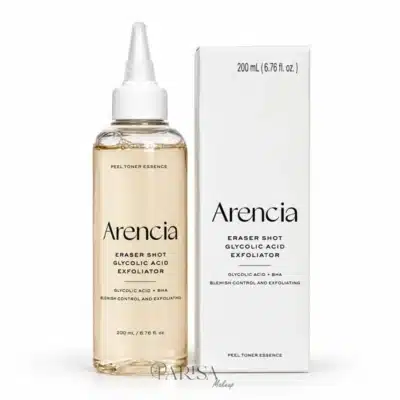 تونر لایه‌ بردار گلیکولیک اسید و سالیسیلیک اسید آرنسیا Arencia مدل Eraser Shot Glycolic Acid Exfoliator (200 میل)تونر لایه‌ بردار گلیکولیک اسید و سالیسیلیک اسید آرنسیا Arencia مدل Eraser Shot Glycolic Acid Exfoliator (200 میل)