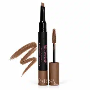 دیفاینر و ریمل ابرو دوطرفه پینکی گوت Pinky Goat مدل Browme Duo Designer رنگ Chesnut