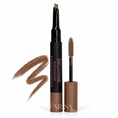 دیفاینر و ریمل ابرو دوطرفه پینکی گوت Pinky Goat مدل Browme Duo Designer رنگ Chesnut