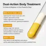 اسپری لایه‌ بردار بدن و پا دکتر ملاکسین Dr.Melaxin حاوی کوجیک اسید و زردچوبه مدل Peel Shot Exfoliating Kojic Acid Turmeric Spray (200 میل) - تصویر 2